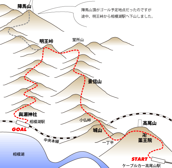 高尾山地図